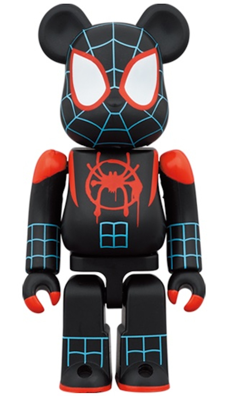 Bearbrick x Marvel Spider-Man: Into the Spider-Verse Miles Morales 100% & 400% Set
