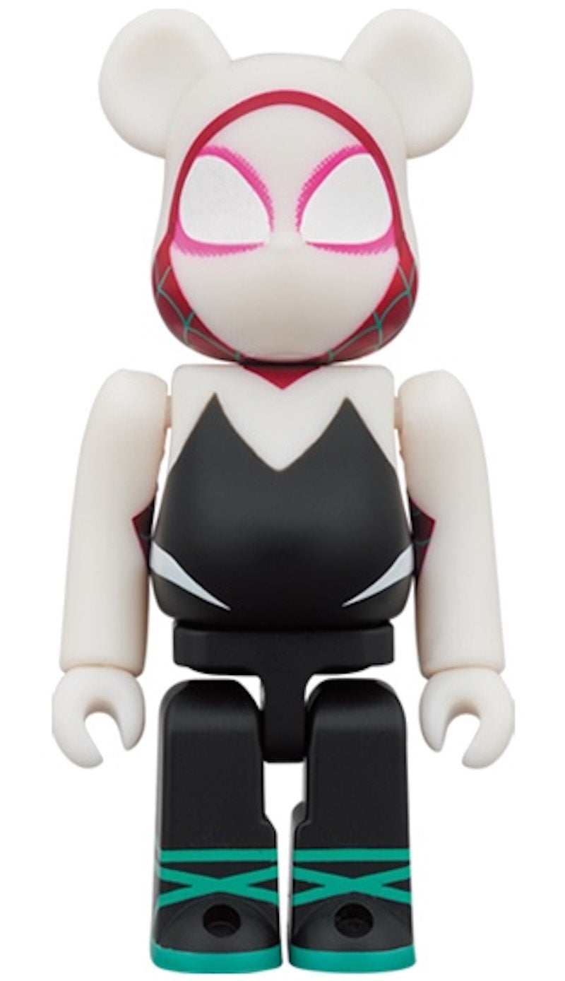 Bearbrick x Marvel Spider-Man: Into the Spider-Verse Spider-Gwen 100% & 400% Set