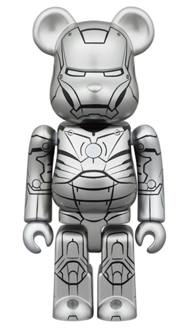 Bearbrick x Marvel The Infinity Saga Iron Man Mark II 100% & 400% Set