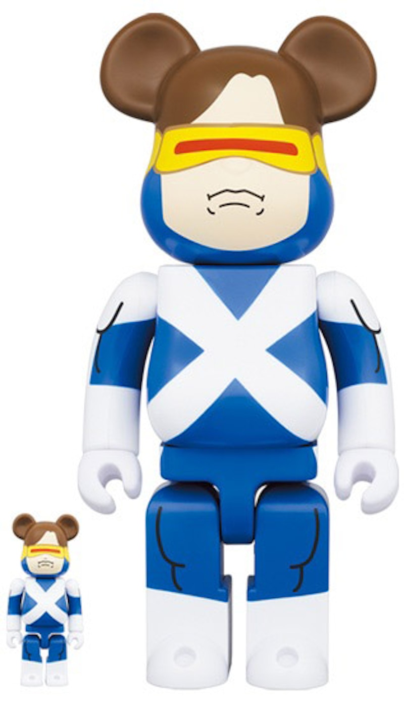 Bearbrick x Marvel X-Men Cyclops (Variant Suit Ver.) 100% & 400% Set