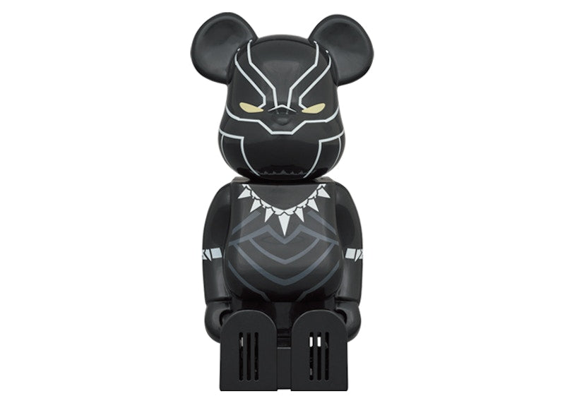 Bearbrick x Marvel x Cleverin Black Panther Air Freshener Black