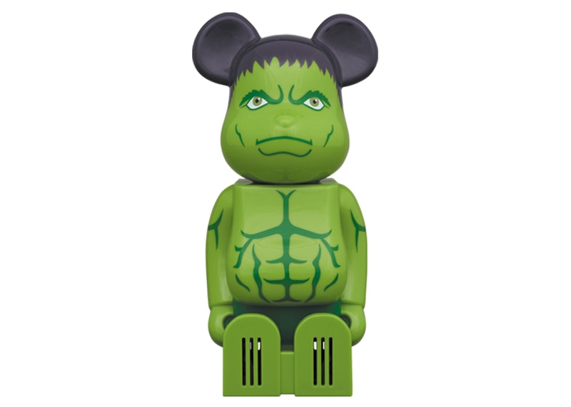 Bearbrick x Marvel x Cleverin Hulk Air Freshener Green
