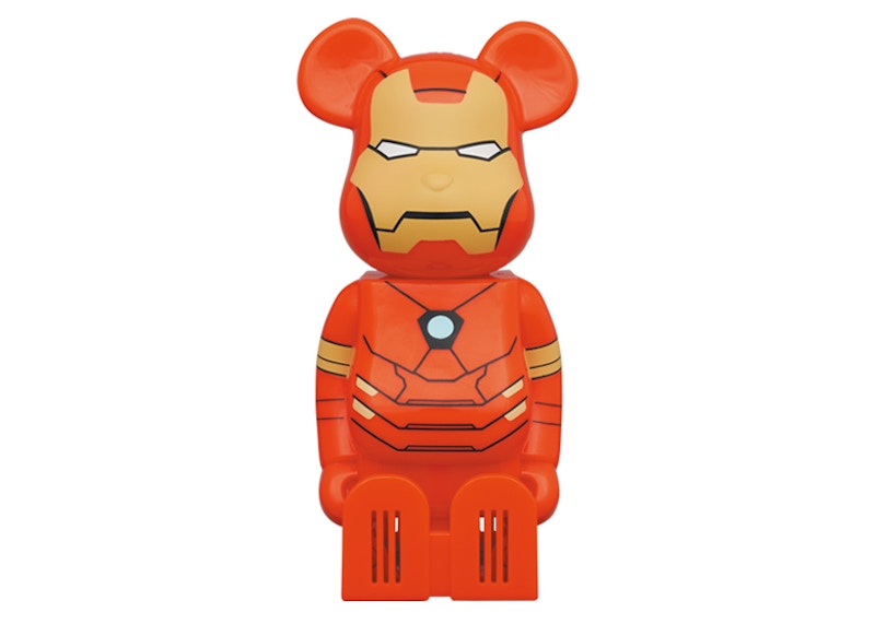 Bearbrick x Marvel x Cleverin Iron Man Air Freshener Red