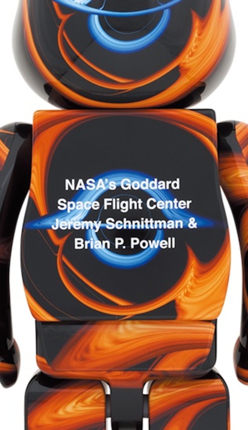 Bearbrick x NASA Doubly Warped Black Hole 1000%