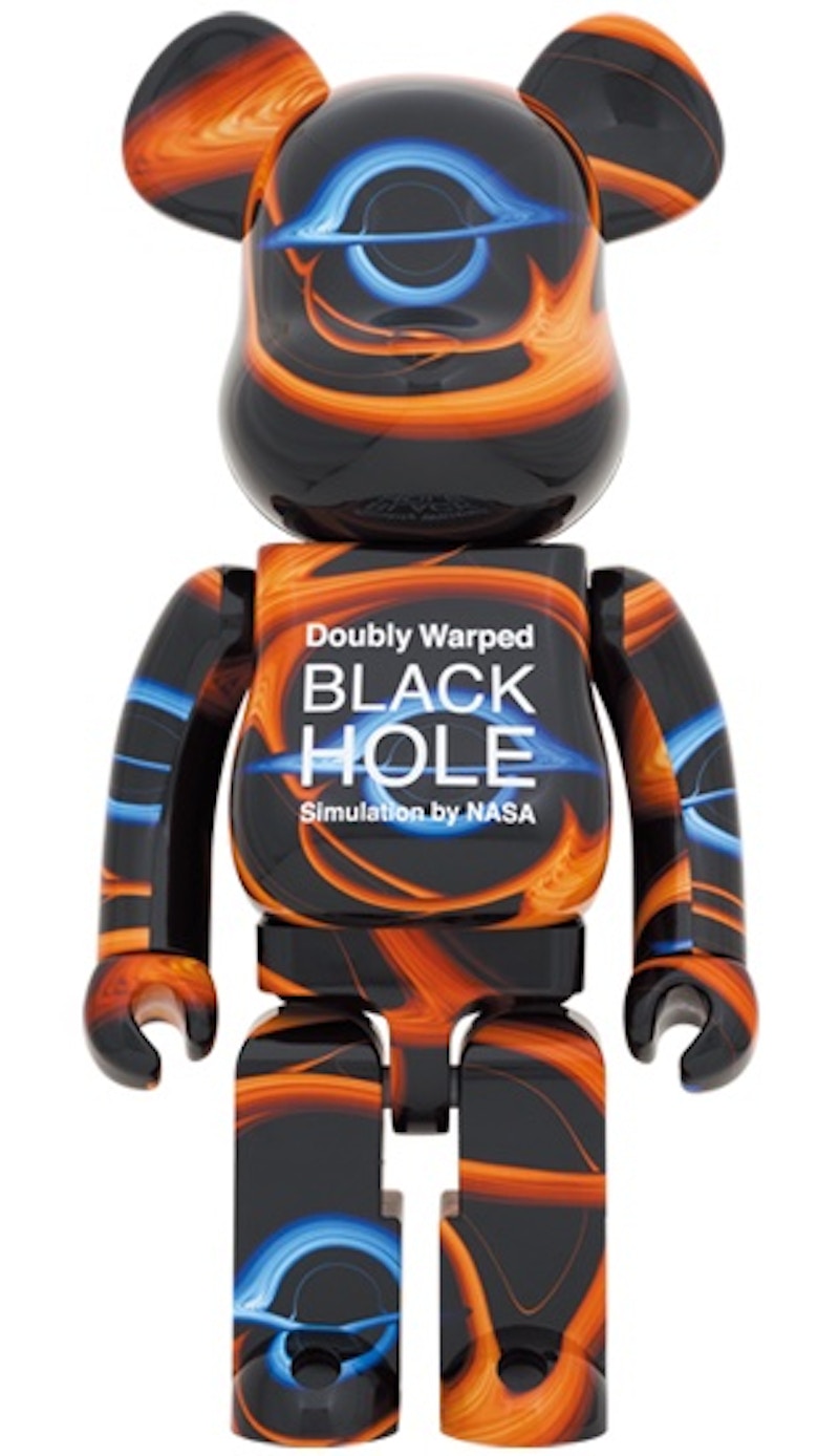 Bearbrick x NASA Doubly Warped Black Hole 1000%