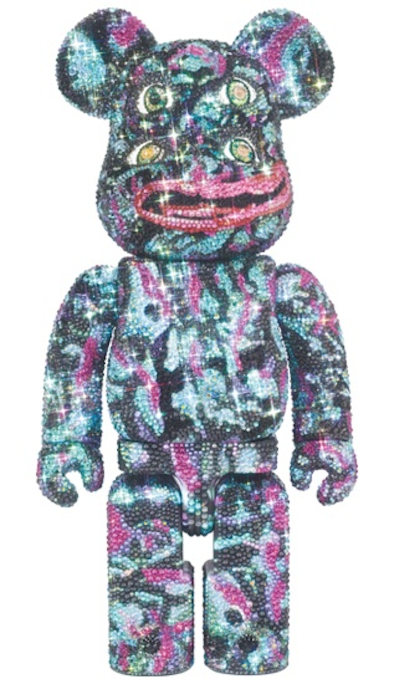 Bearbrick x NagNagNag Four Eyes Crystal Decorate 400%