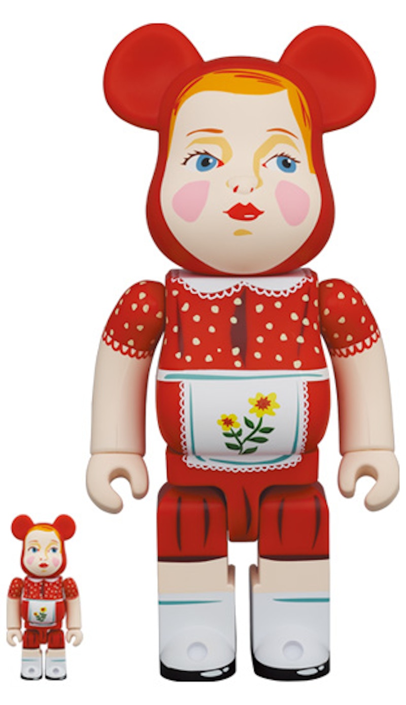 Bearbrick x Nathalie Lete Chaperon Rouge 100% & 400% Set