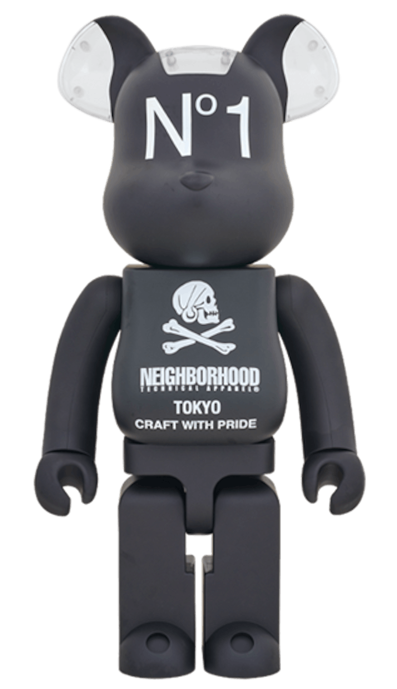 Bearbrick x Neighborhood Tokyo 1000% Black