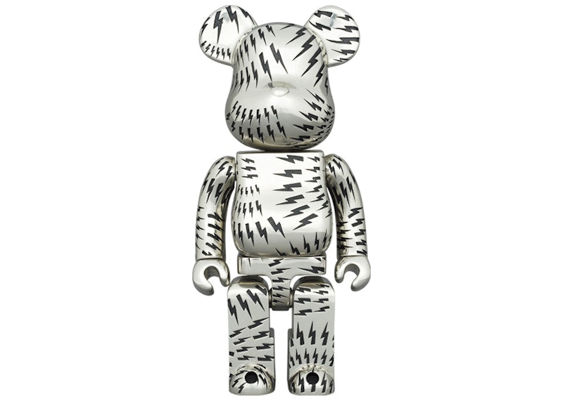 Bearbrick x Neil Barrett x Royal Selangor 400% Silver