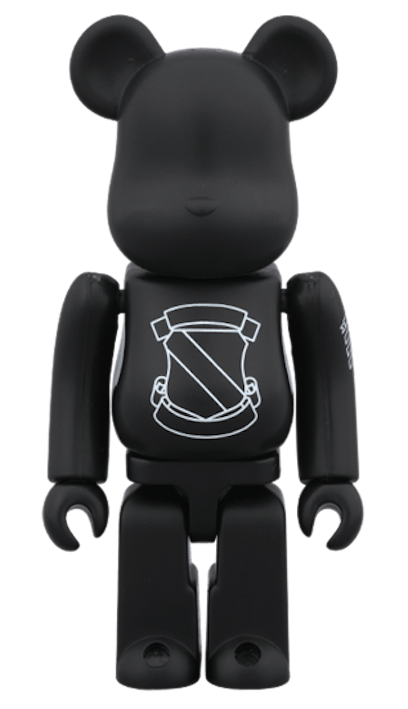 Bearbrick x Number (N)ine Emblem 100% Black