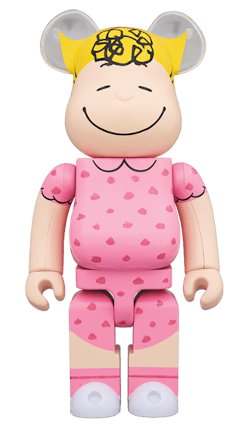 Bearbrick x Peanuts Sally Brown 1000% Pink