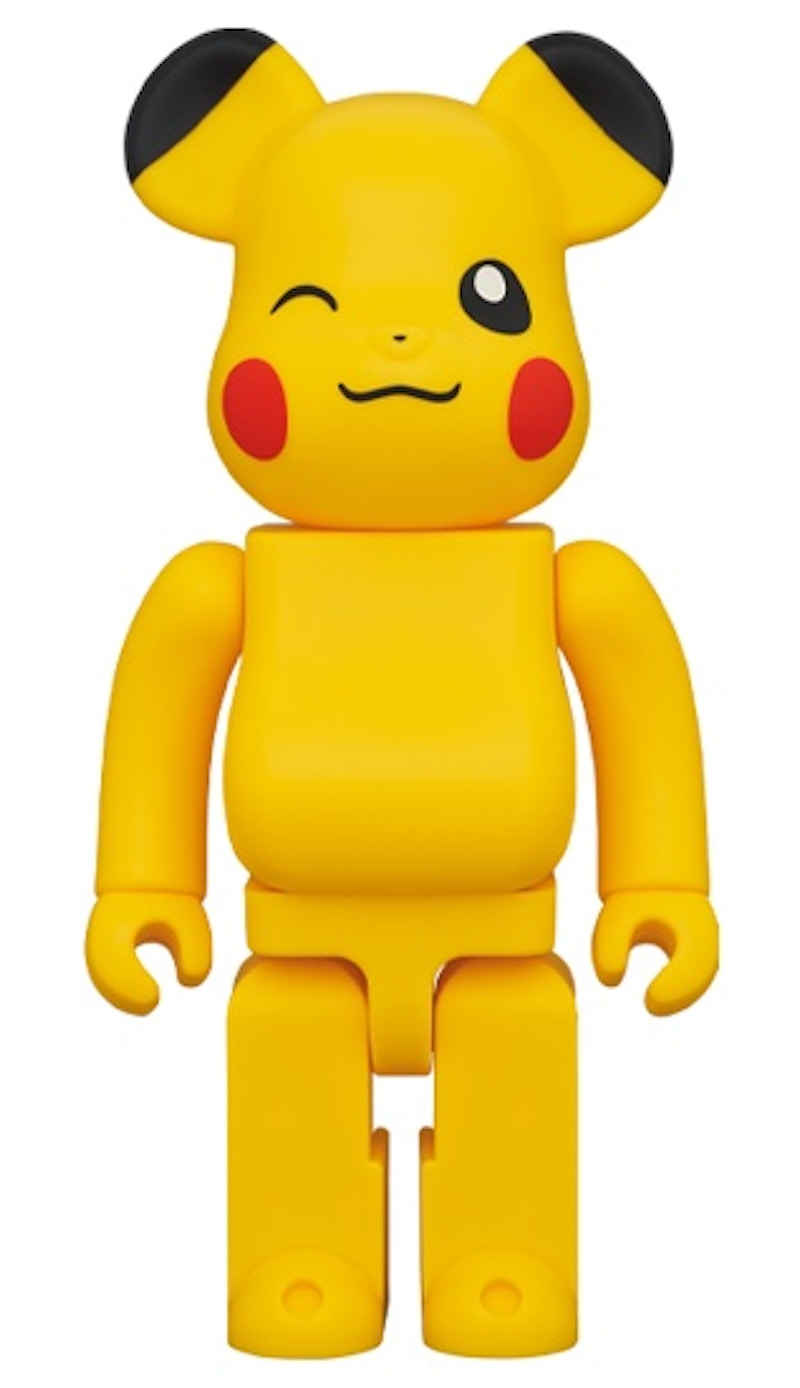 Bearbrick x Pokémon Pikachu Female Ver. 400% Yellow