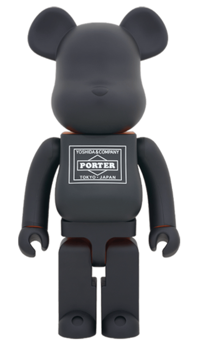 Bearbrick x Porter 1000% Black