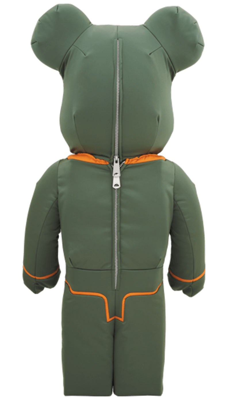 Bearbrick x Porter Tanker 1000% Sage Green