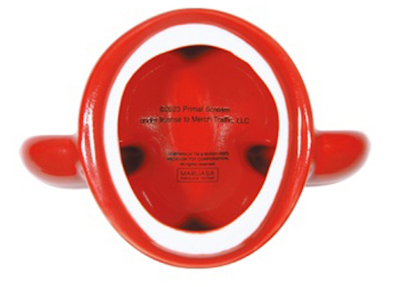 Bearbrick x Primal Scream (Screamadelica) Bearmug Mug Red