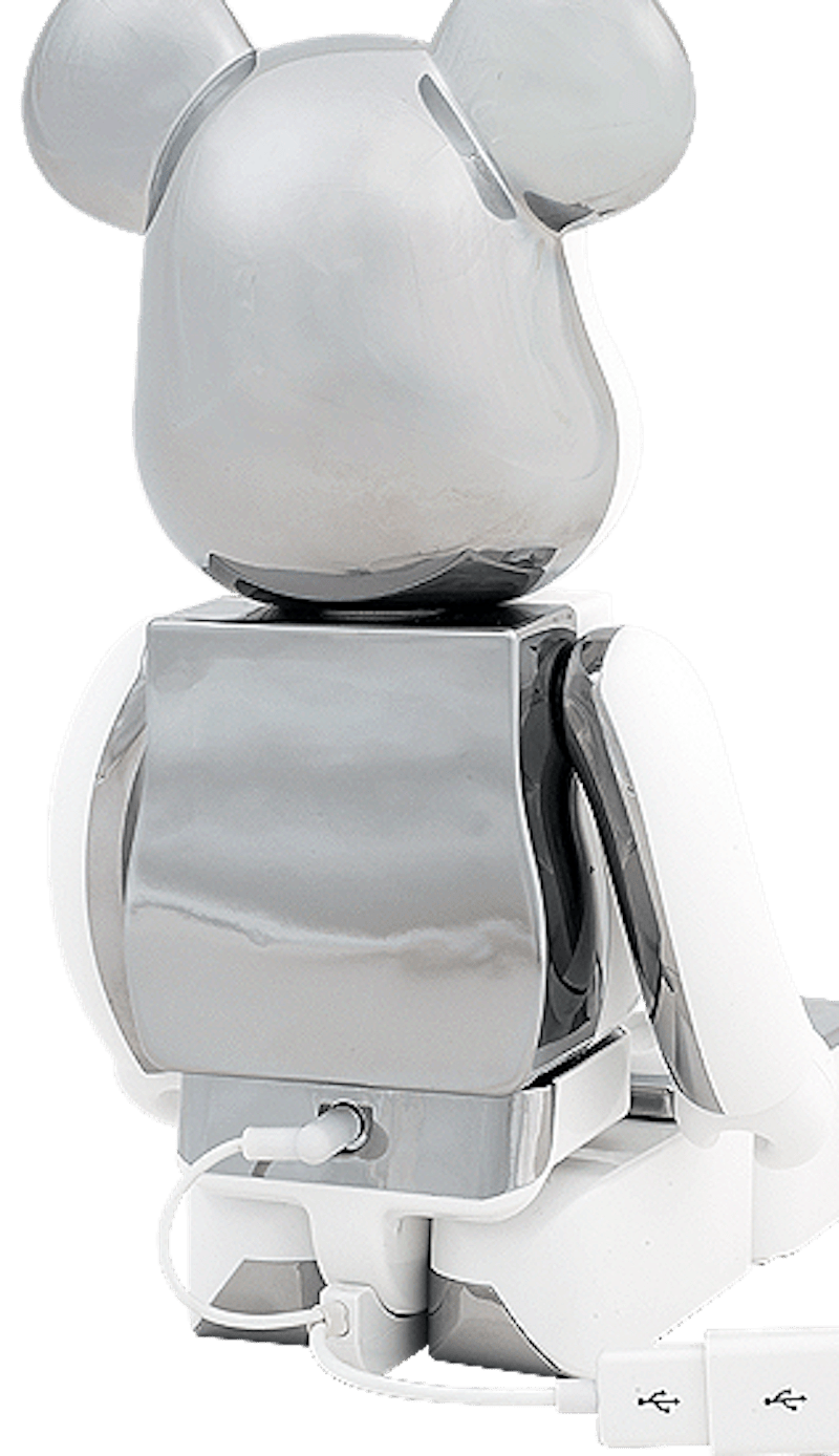 Bearbrick x Radius Speaker System 400% White