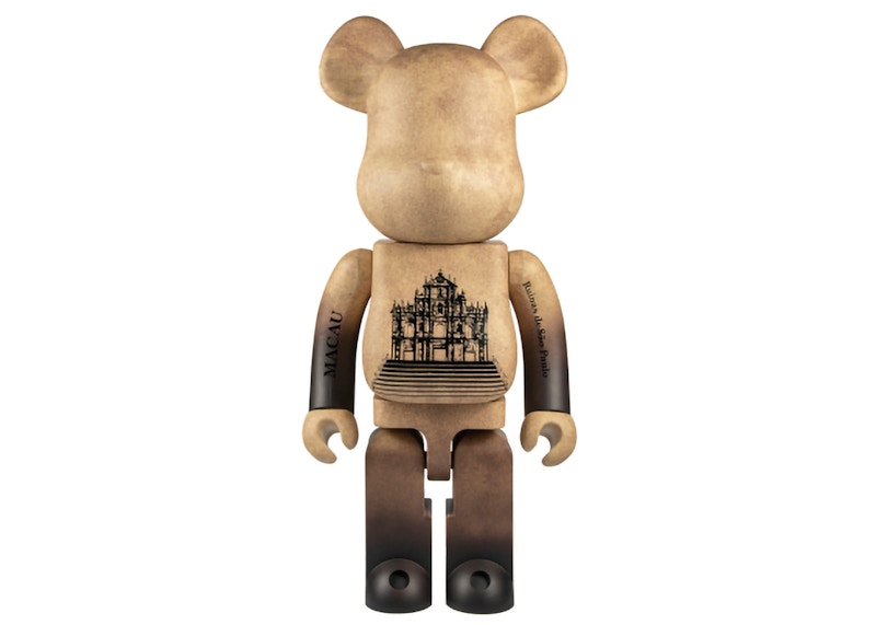 Bearbrick x Ruins of Saint Paul's 1000% Brown