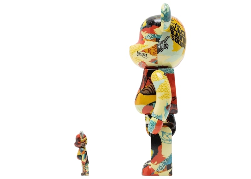 Bearbrick x Shepard Fairey Obey DesignerCon 2022 Exclusive 100% & 400% Set