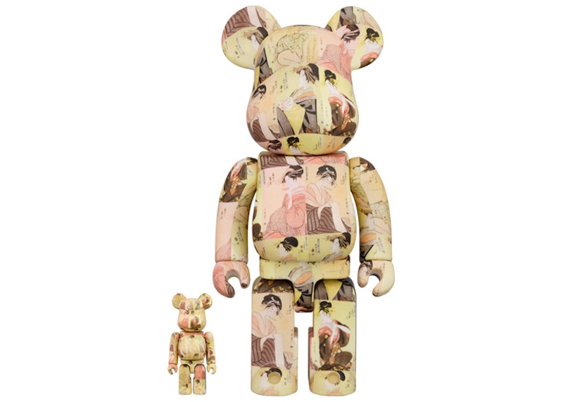 Bearbrick x The British Museum Kitagawa Utamaro (Toji zensei bijin-zoroi) 100% & 400% Set