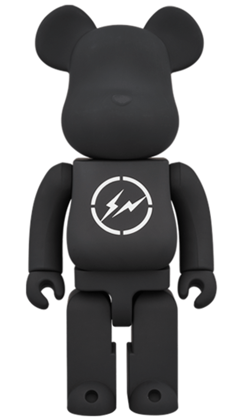 Bearbrick x The Conveni x Fragment 400% Black
