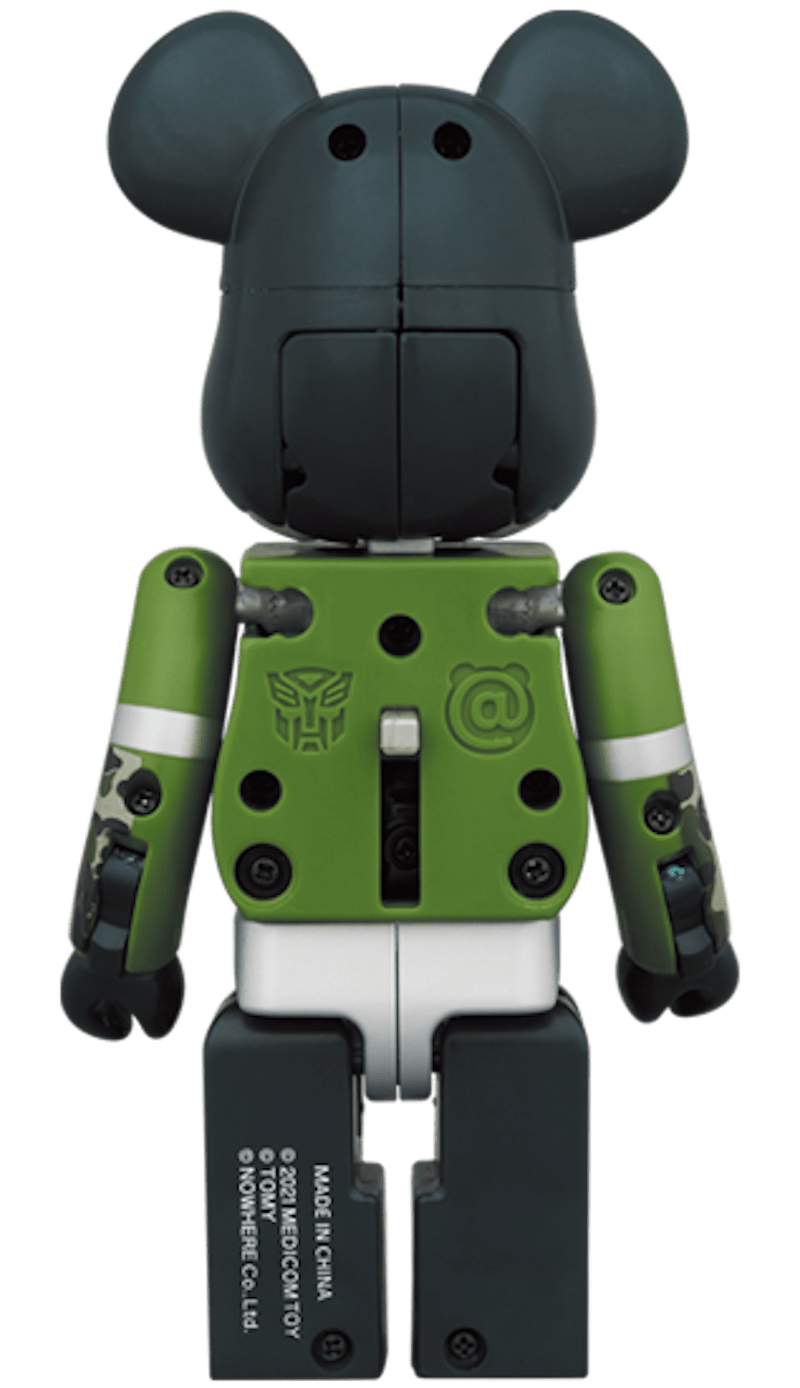 Bearbrick x Transformers Optimus Prime x BAPE 200% Green