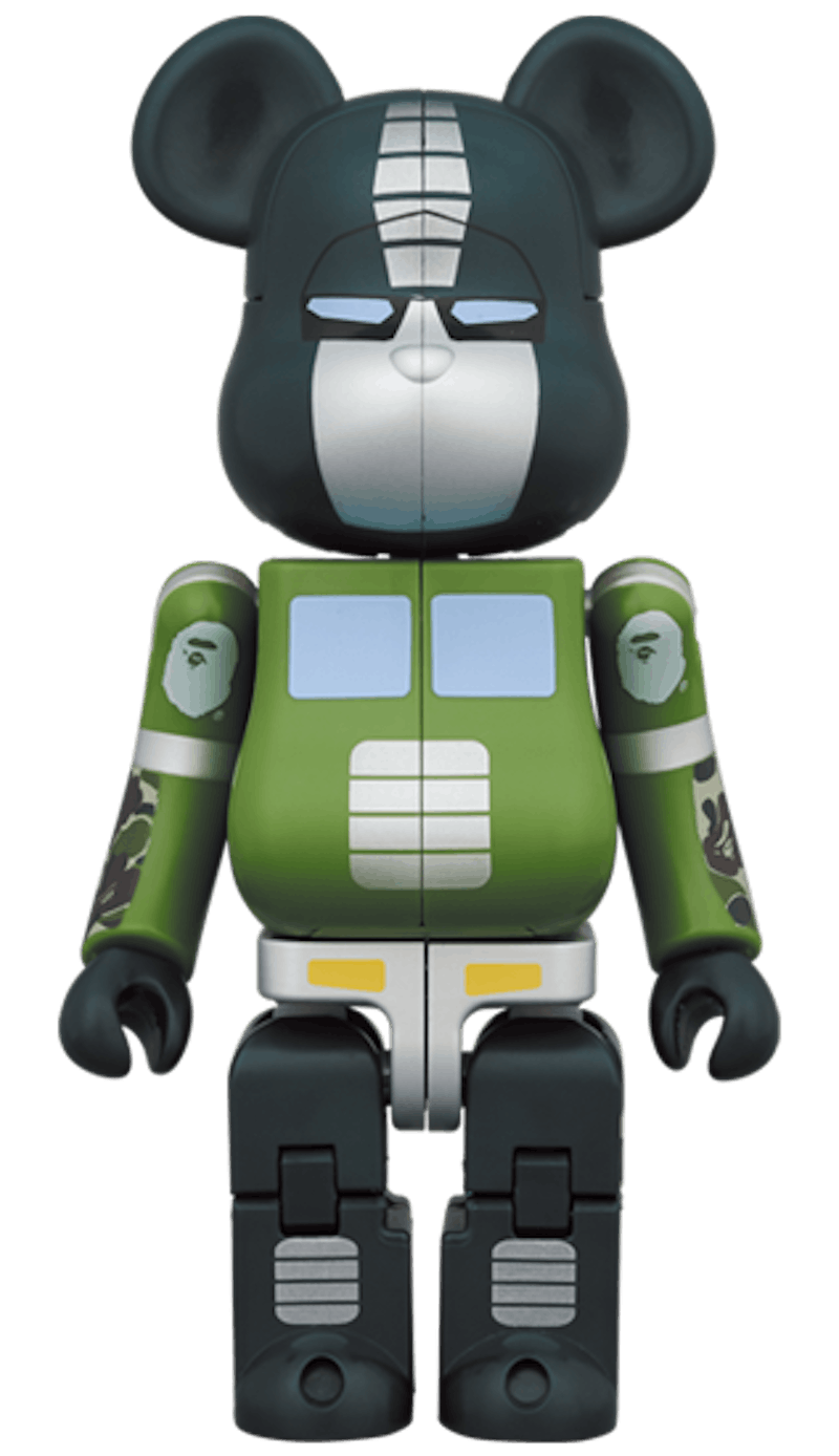 Bearbrick x Transformers Optimus Prime x BAPE 200% Green