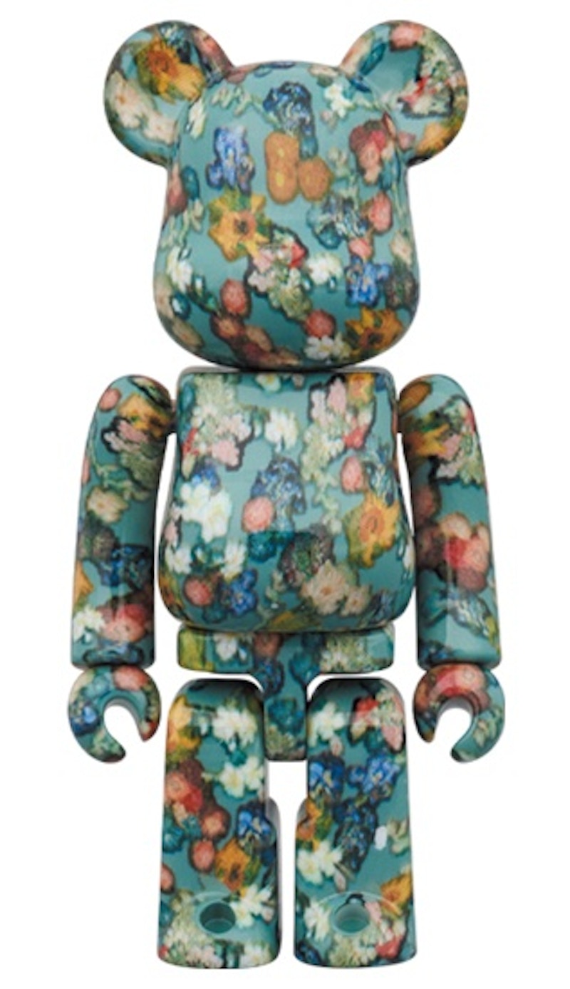 Bearbrick x Van Gogh Museum Floral Pattern 50th Anniversary 100% & 400% Set