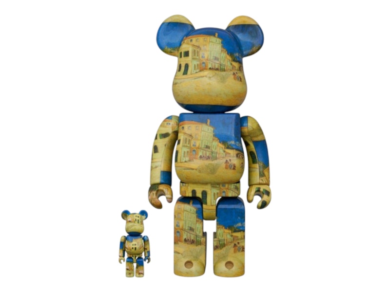 Bearbrick x Van Gogh Museum The Yellow House 100% & 400% Set