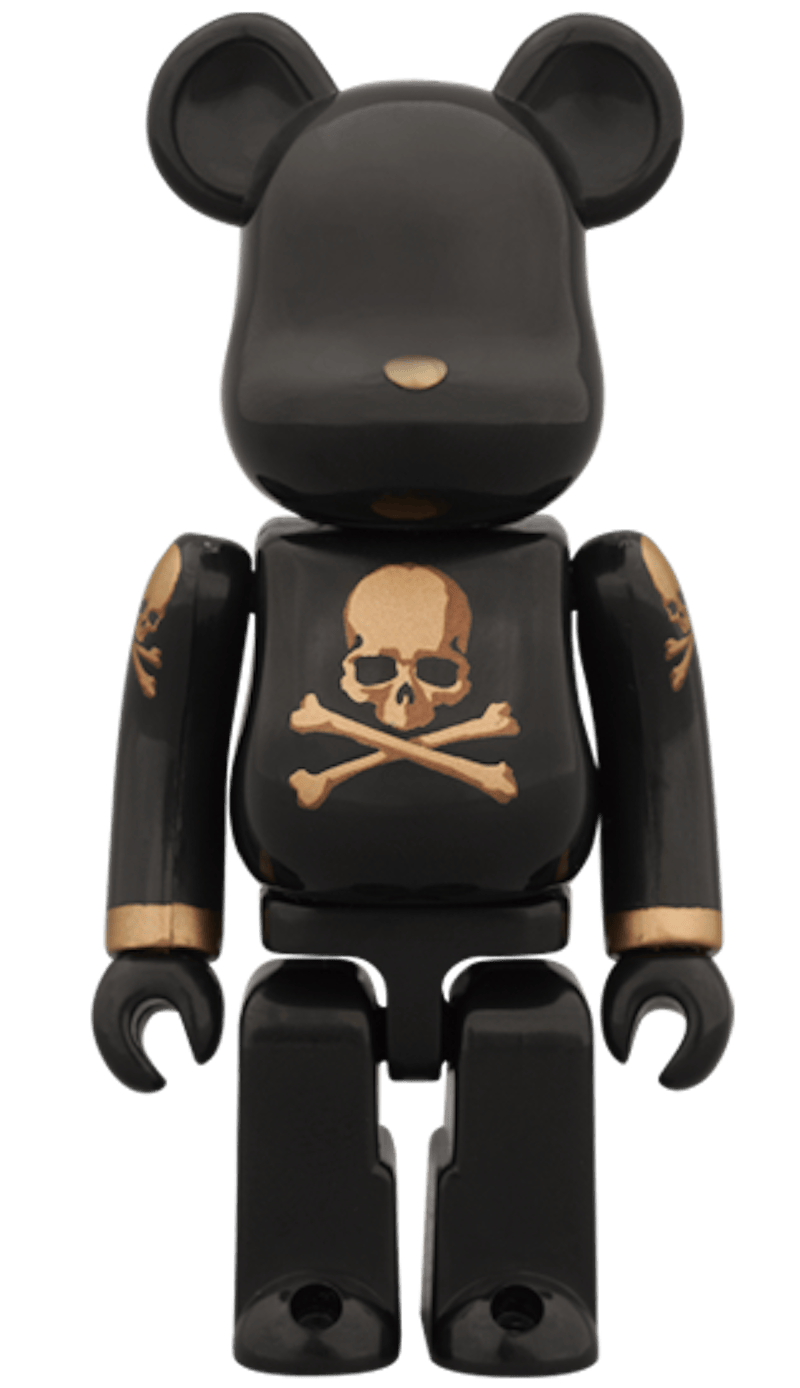Bearbrick x mastermind Black and Gold 100% & 400% Set Black/Gold