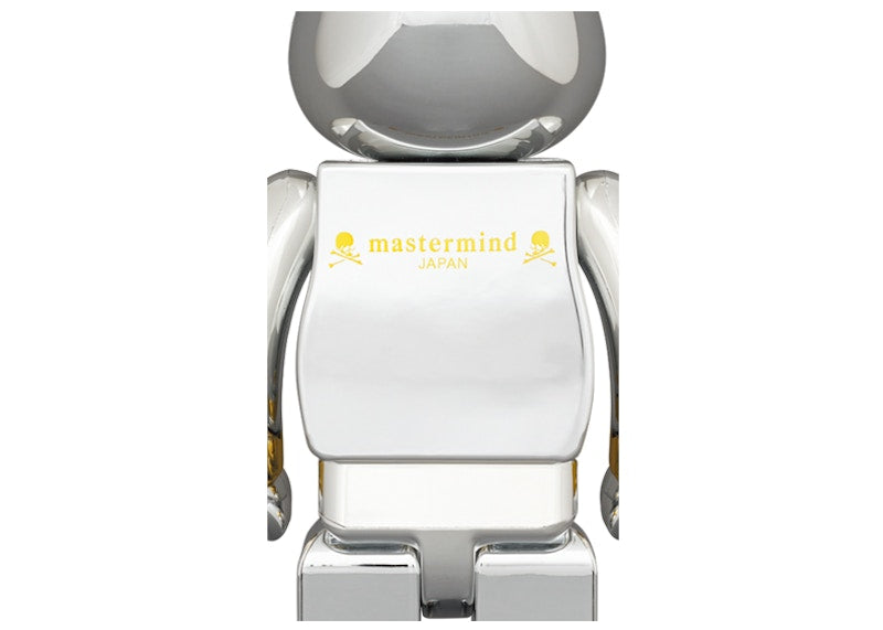 Bearbrick x mastermind JAPAN 100% & 400% Set Silver