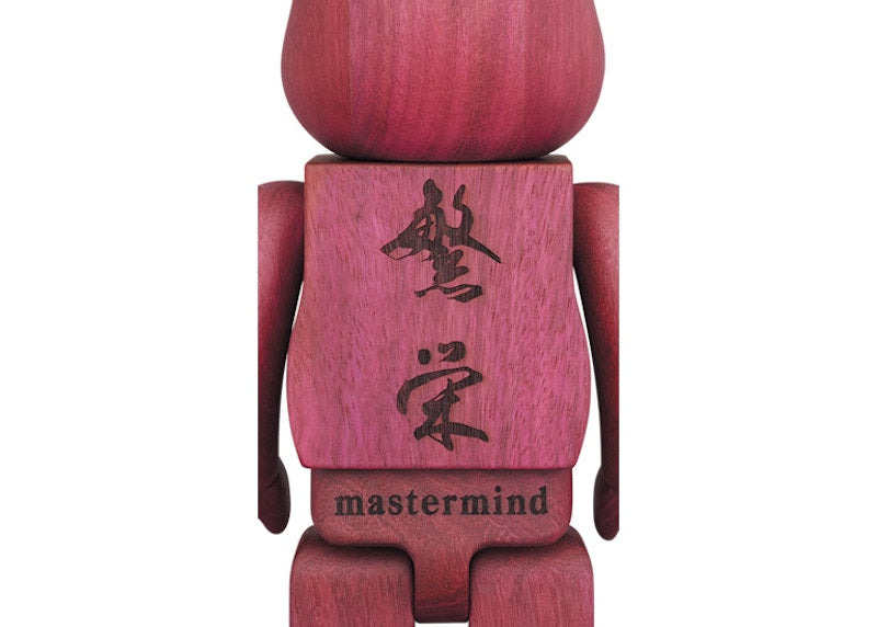 Bearbrick x mastermind JAPAN Karimoku Purple Heart 400%