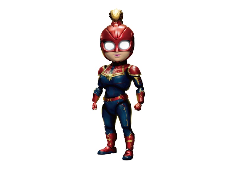 Beast Kingdom Captain Marvel Carol Danvers (Egg Attack Action) Figure
