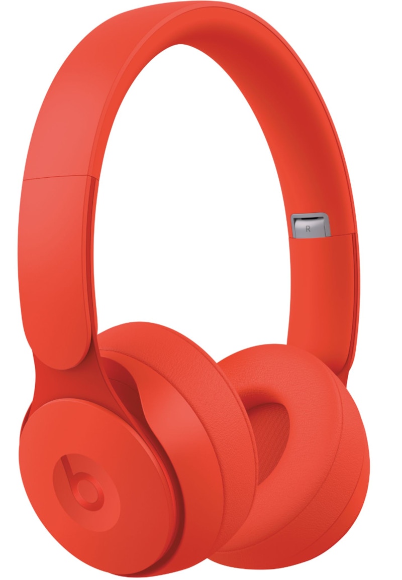 Beats by Dr. Dre Solo Wireless Noise Cancelling Headphones Pro More Matte Collection MRJC2LL/A Red