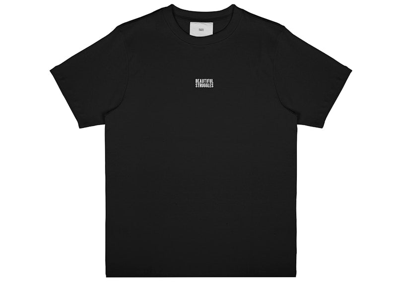 Beautiful Struggles Logo Print Center T-Shirt Navy