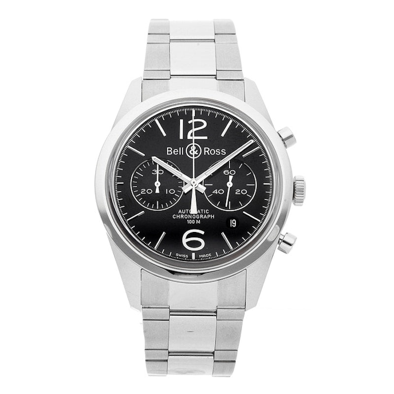 Bell and Ross BR Officer BRG126-BL-ST/SST