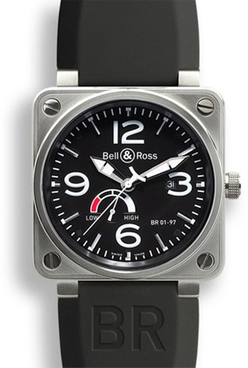 Bell and Ross Aviation BR0197-BL-ST