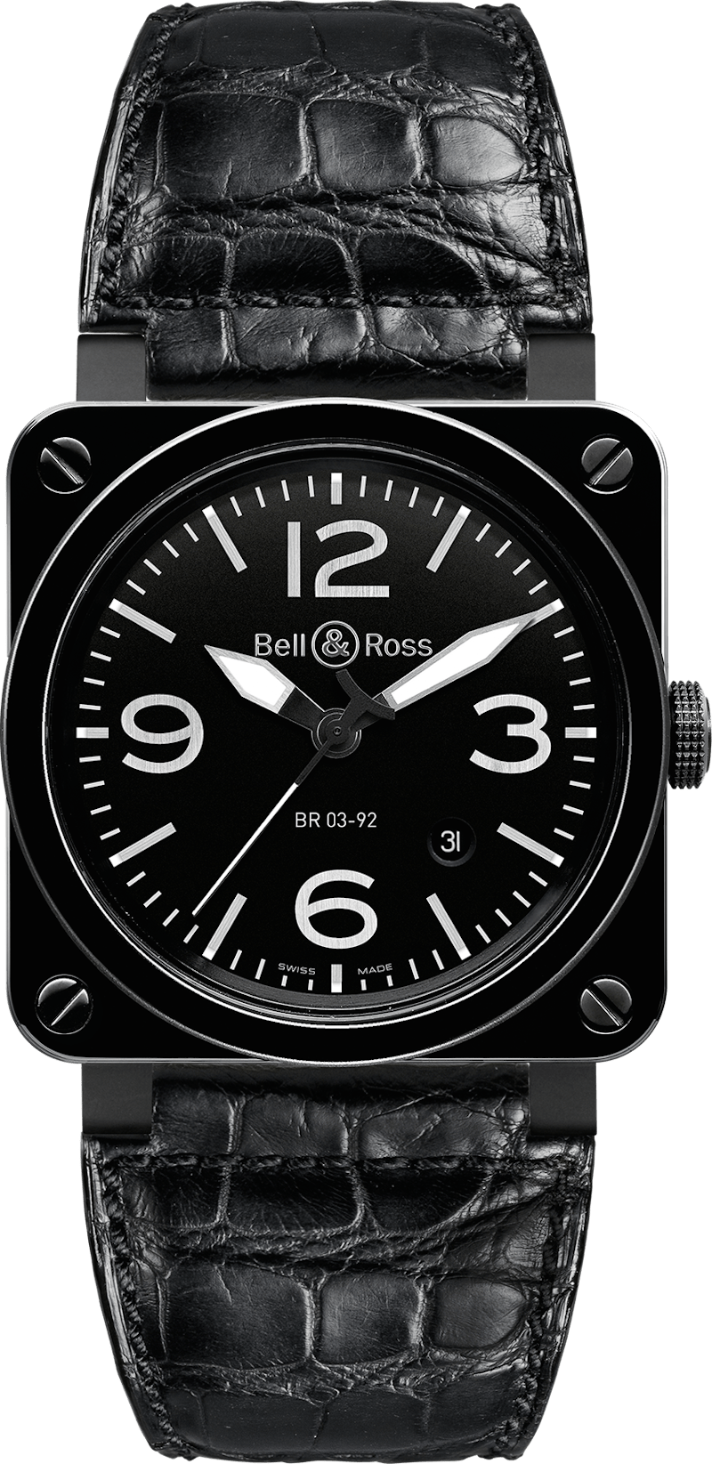 Bell and Ross Aviation BR0392-CER-BLP/SCR