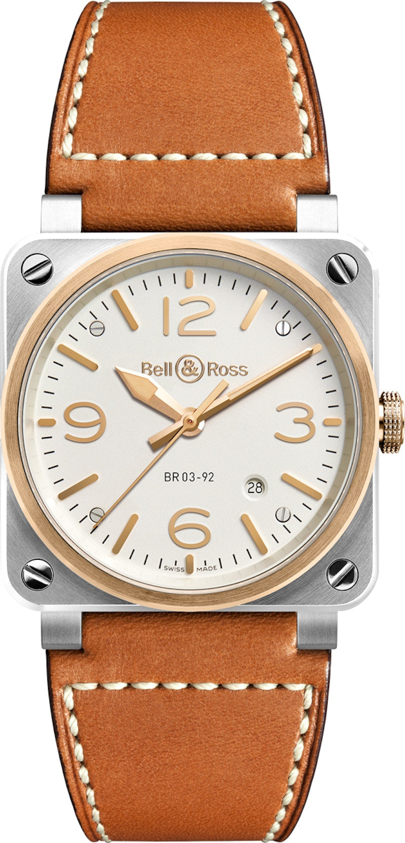Bell and Ross Aviation BR0392-ST-PG/SCA