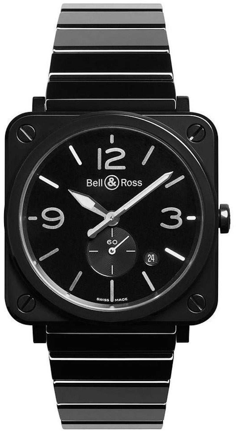 Bell and Ross Aviation BRS-BL-CERAMIC/SCE