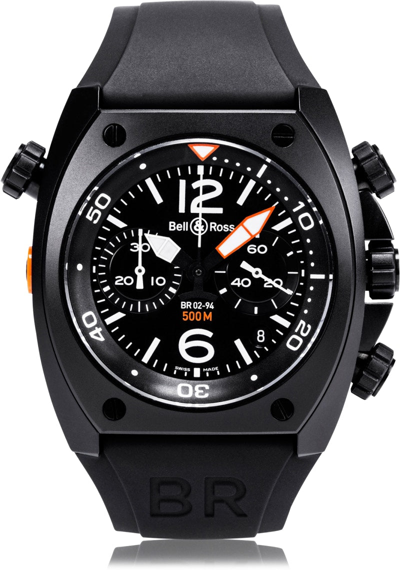 Bell and Ross Marine BR02-CHR-BL-CA