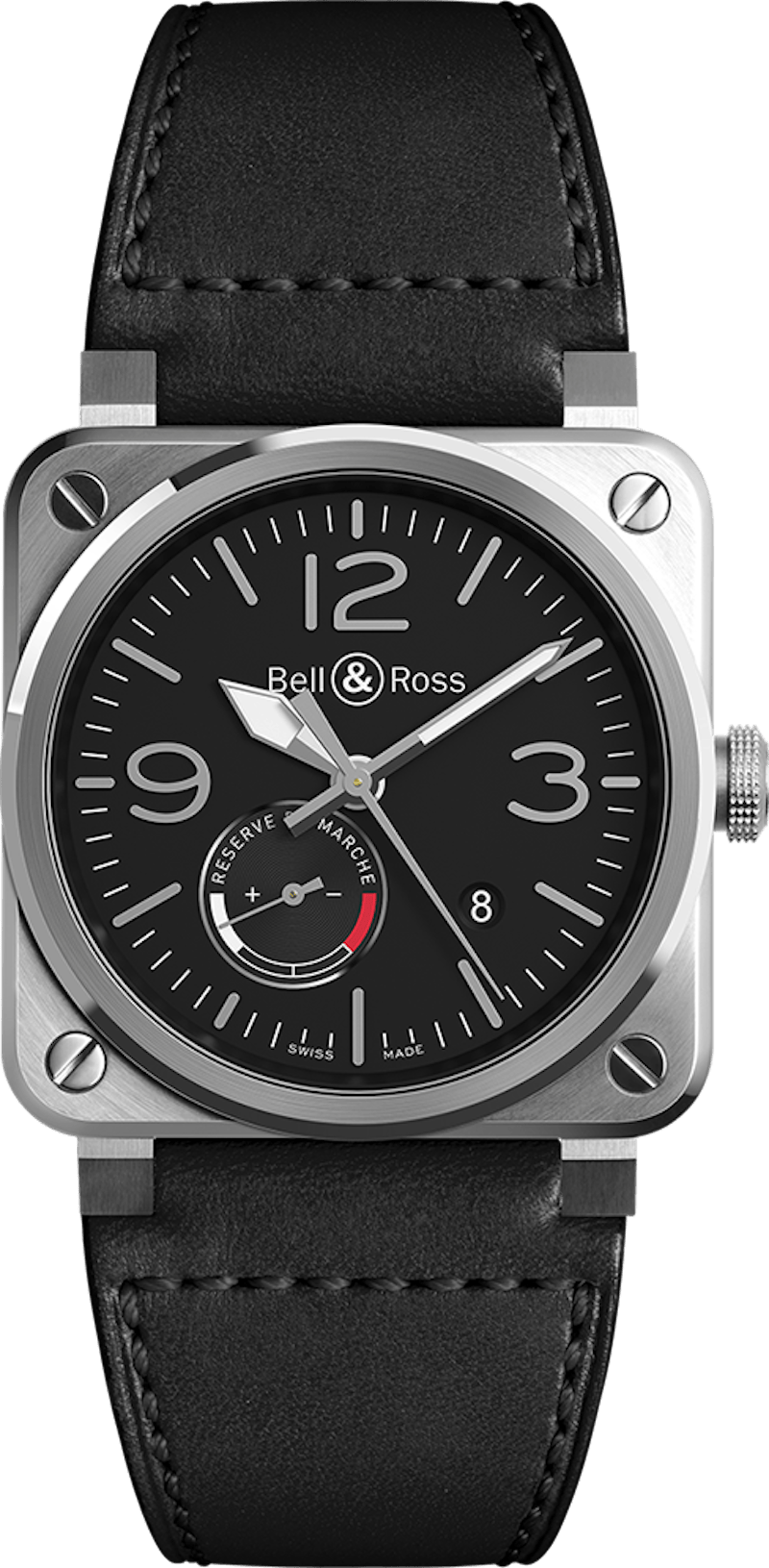 Bell and Ross Vintage BR0397-BL-SI-SCA