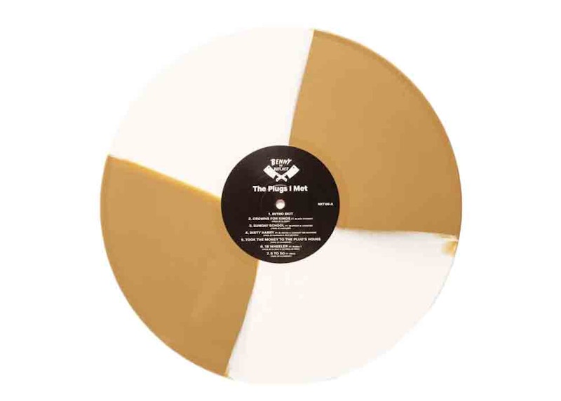Benny The Butcher The Plugs I Met LP Vinyl White & Gold