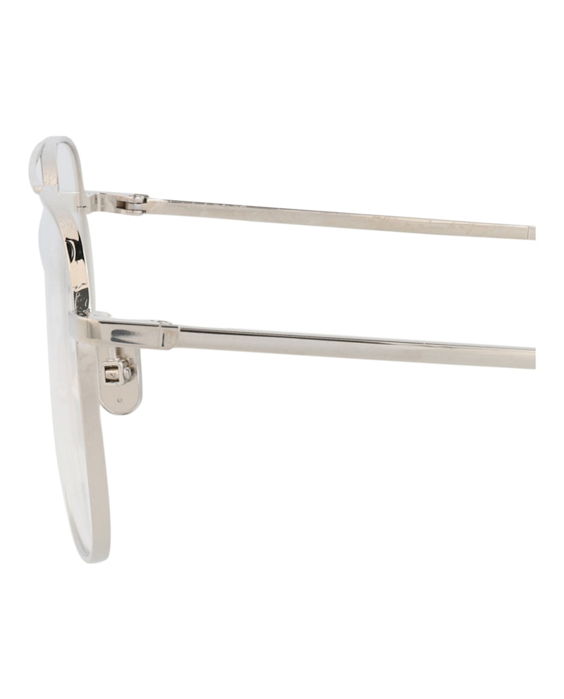 Berluti Aviator-Frame Titanium Optical Frames Palladium Palladium Transparent (BL50012U-56-016)