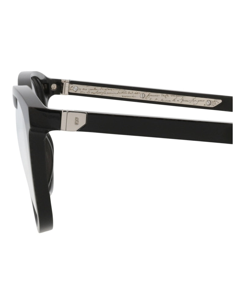 Berluti Round-Frame Acetate Optical Frames Black Black Transparent (BL50002I-51-001)