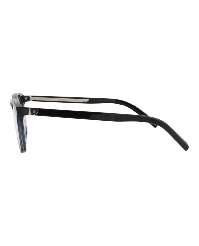 Berluti Round-Frame Acetate Optical Frames Blue Black Transparent (BL50002I-51-086)