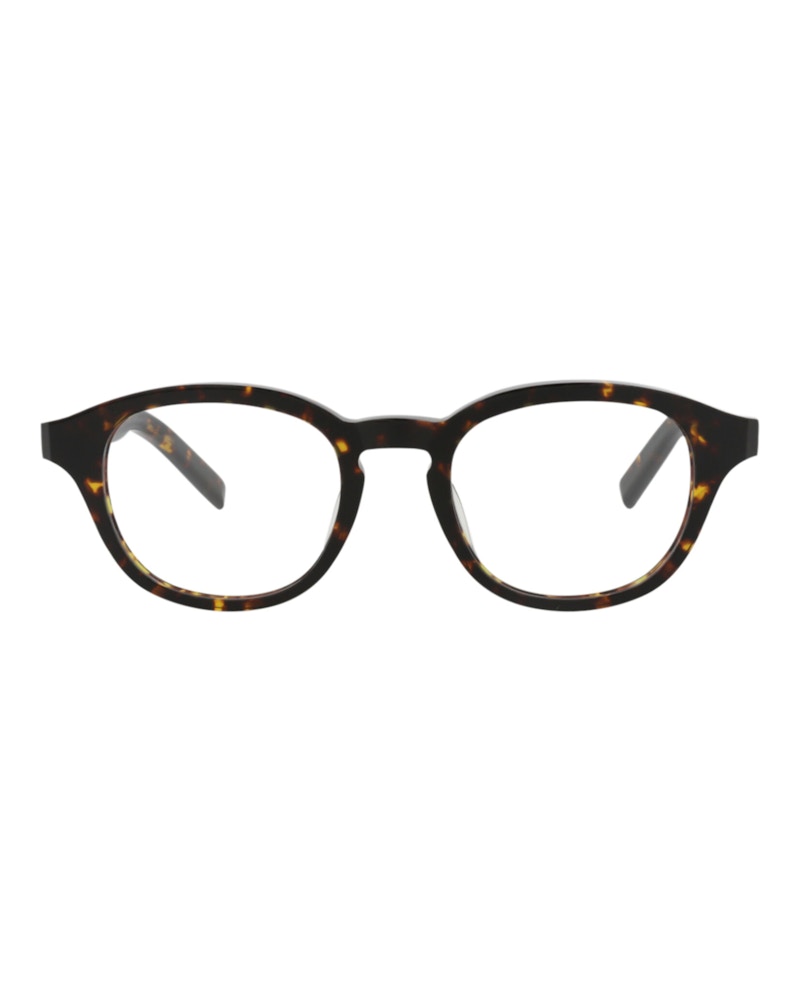 Berluti Round-Frame Acetate Optical Frames Havana Havana Transparent (BL50005I-50-052)