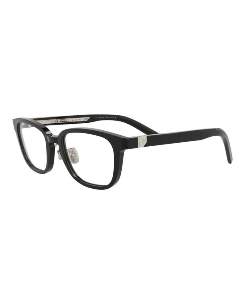 Berluti Square-Frame Acetate Optical Frames Black Black Transparent (BL50003U-52-001)