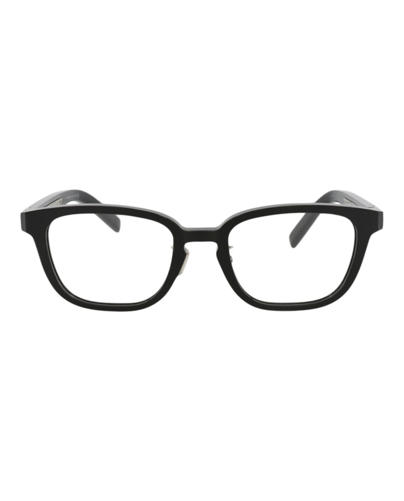 Berluti Square-Frame Acetate Optical Frames Black Black Transparent (BL50003U-52-001)