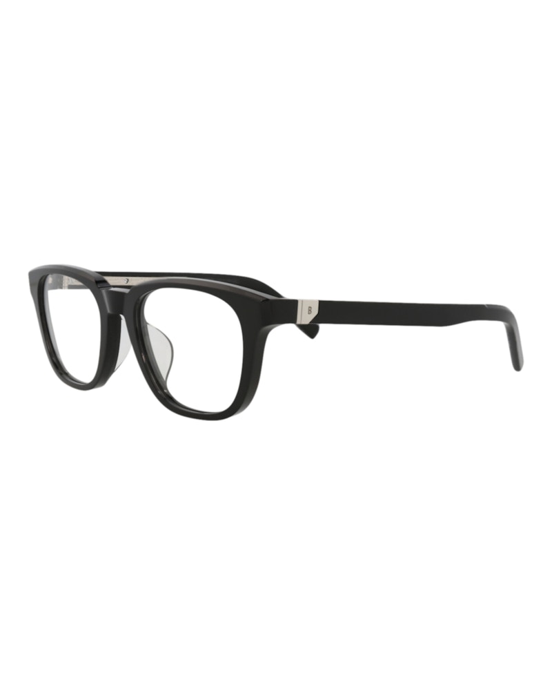 Berluti Square-Frame Acetate Optical Frames Black Black Transparent (BL50019U-52-001)