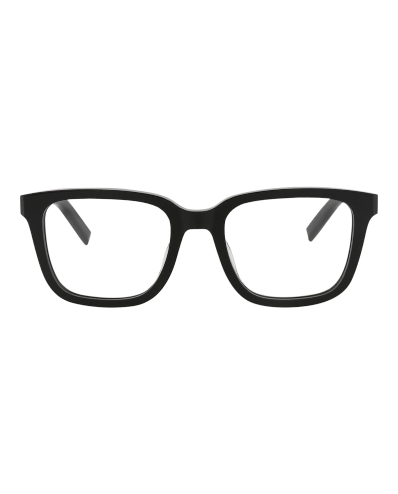 Berluti Square-Frame Acetate Optical Frames Black Black Transparent (BL50021U-53-001)